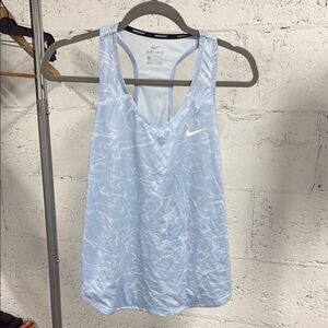 Nike Blue Relaxed Sleeveless Tank Top - Size Medium - Worn Once - Athletic Tank